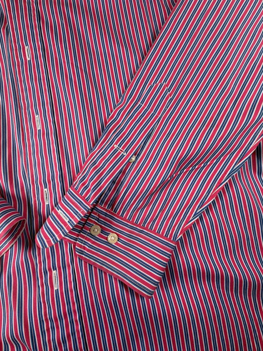 Ralph Lauren Custom Fit Striped Button Down Shirt Size 17 XL - Picture 3 of 9